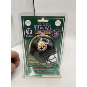 Pittsburgh Steelers NFL Ceramic Hand Painted Football Helmet New (J2)